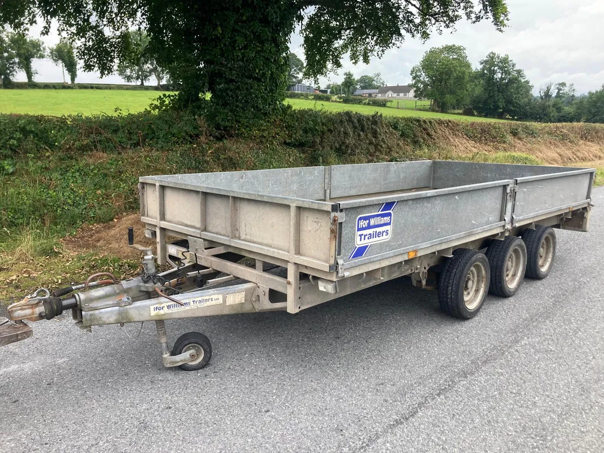 Ifor Williams LM146 Tri Dropside Trailer NO VAT - Image 1