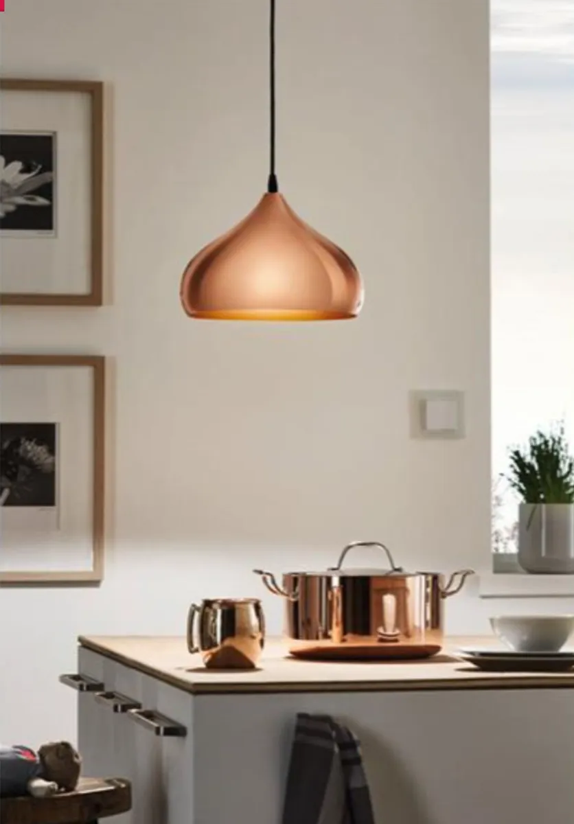 Pendant copper ceiling lights - Image 1