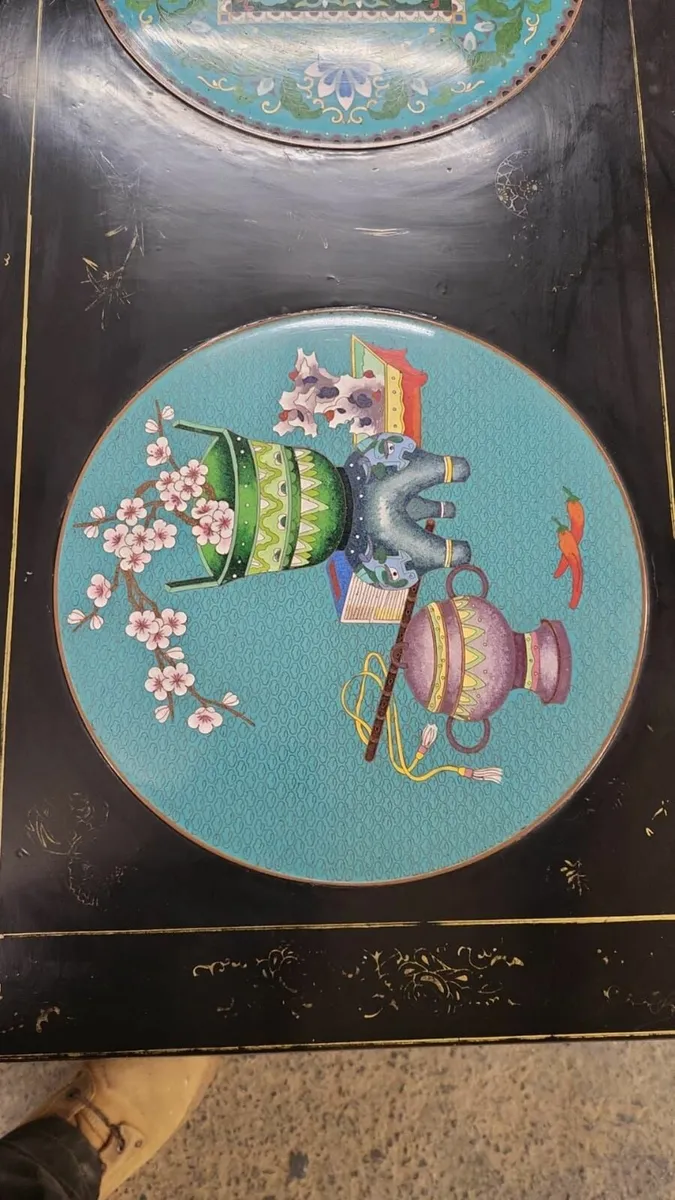 Large vintage chinoiserie coffe table - Image 3