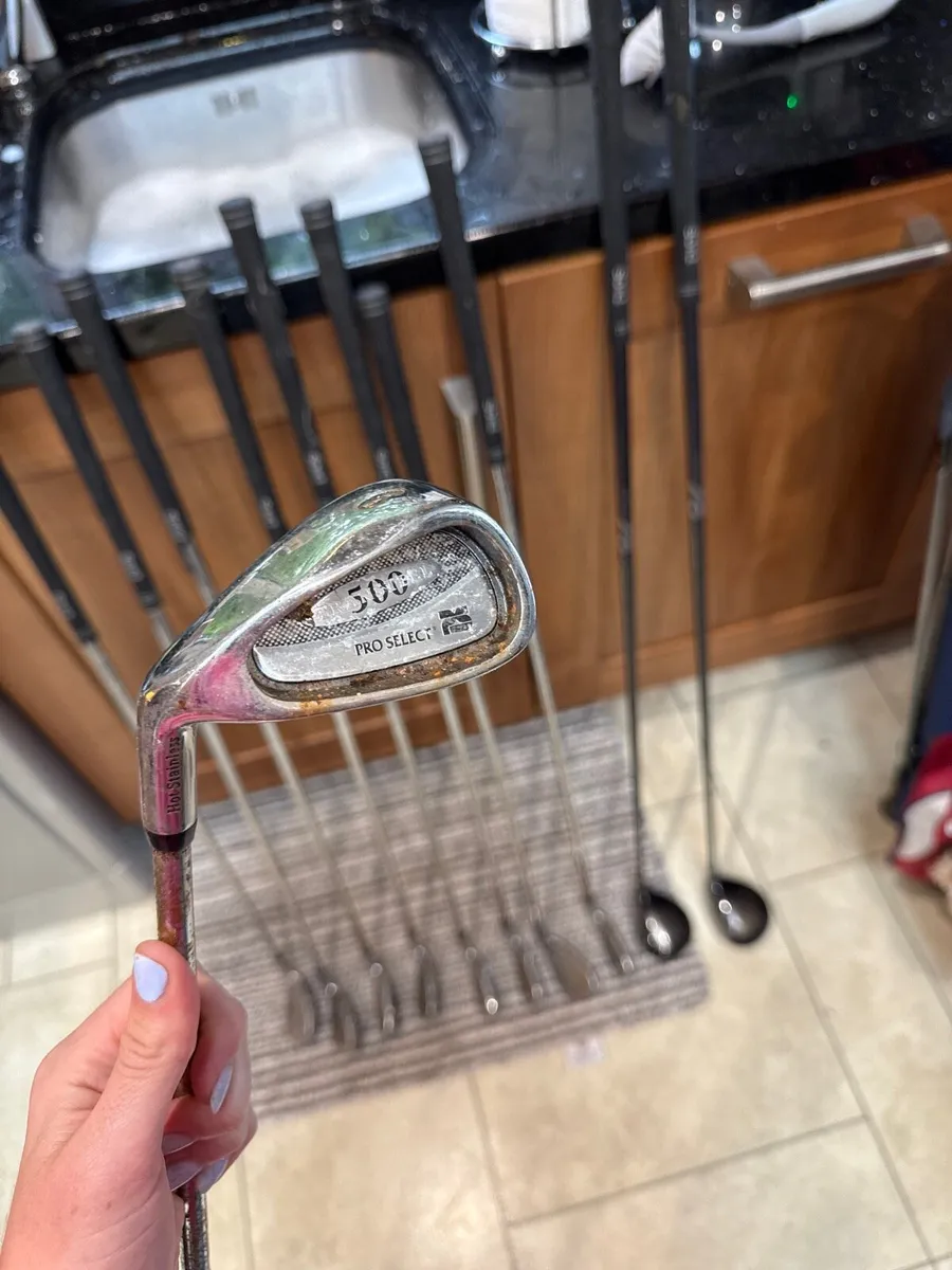 Left handed irons & woods set €50 or €80 with bag - Image 3