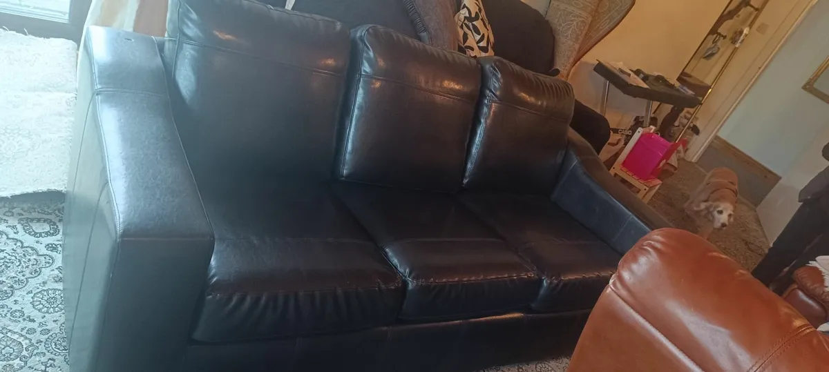 Leather sofa - Image 1
