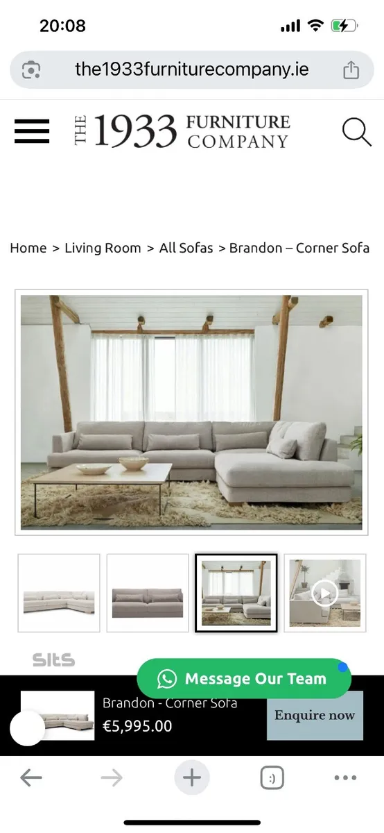SITS Corner Sofa - Image 2