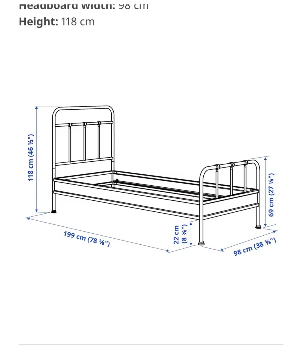 Single bed frame - Image 4