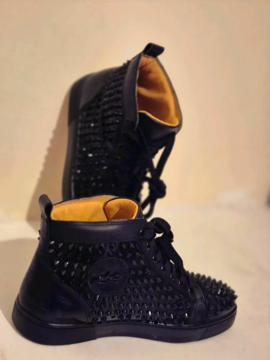 Christian Louboutin Spikes High Black - Image 2
