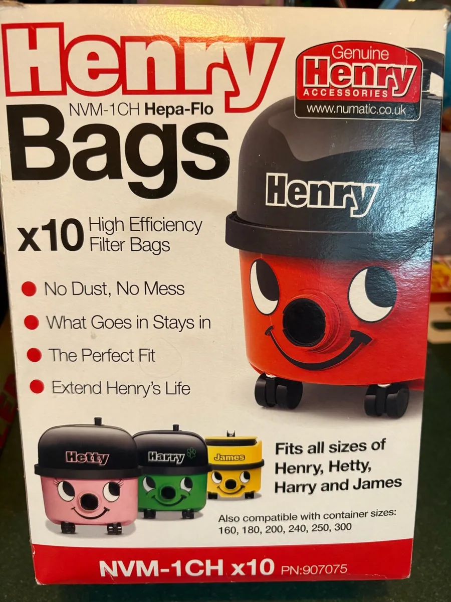 Henry vacuum cleaner bags