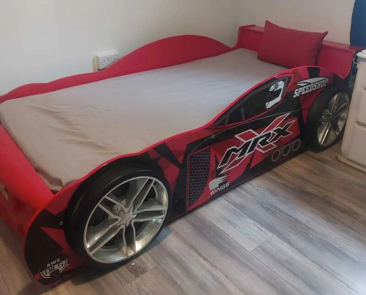 Racing Car Bed Red MRX - Image 1