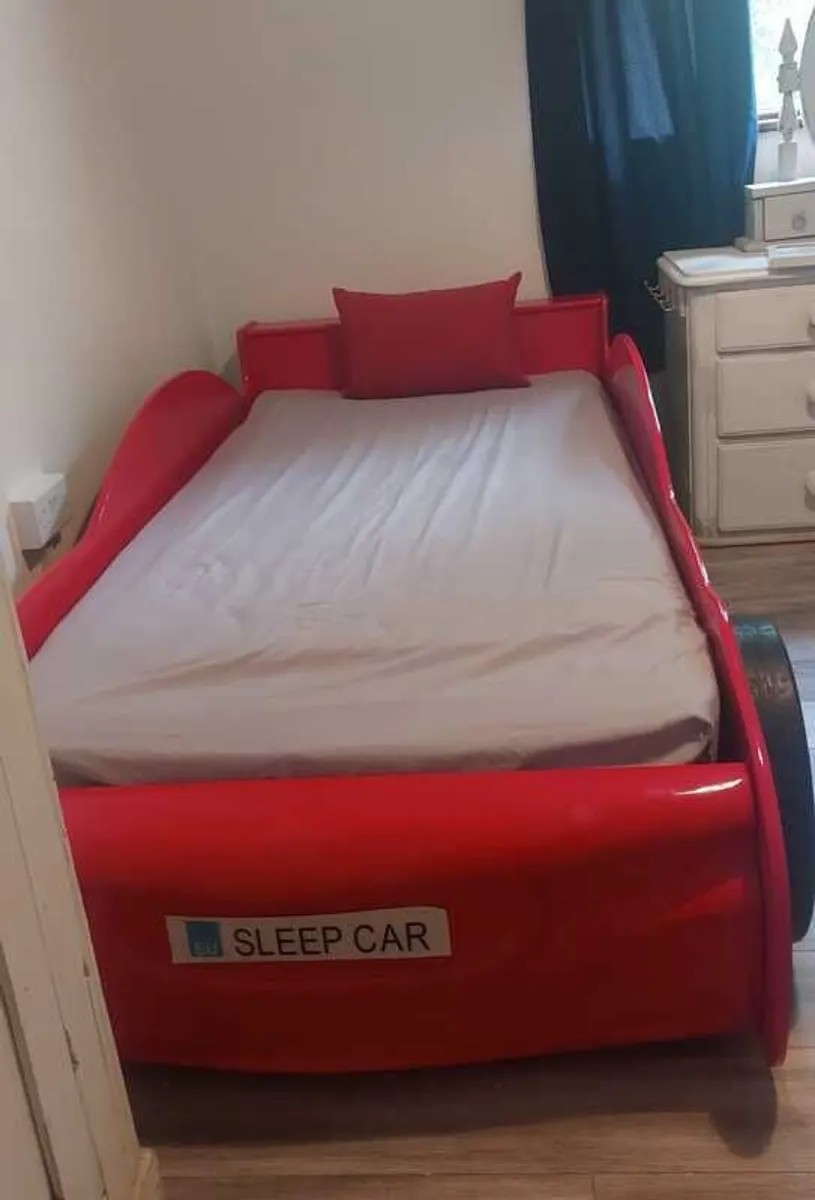Racing Car Bed Red MRX - Image 3
