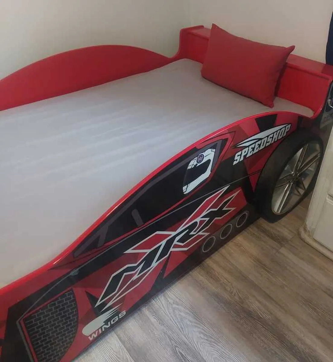 Racing Car Bed Red MRX - Image 4