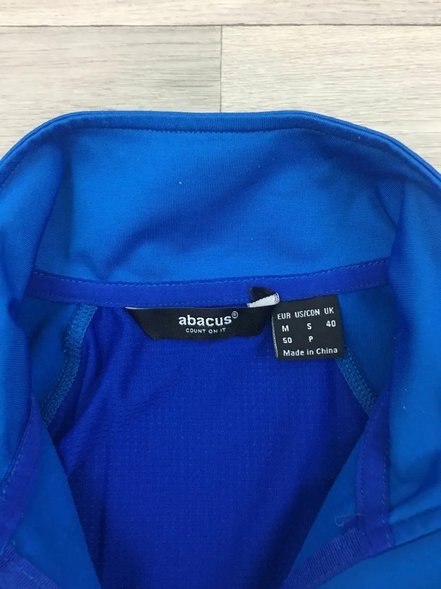 Abacus Half Zip Golf Jumper Mens Medium - Image 4