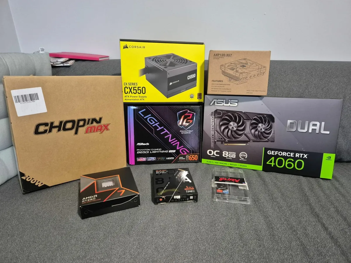 Mini ITX  Amd 9700X, 64GB DDR5, 1TB Gen4, 4060 8GB - Image 1