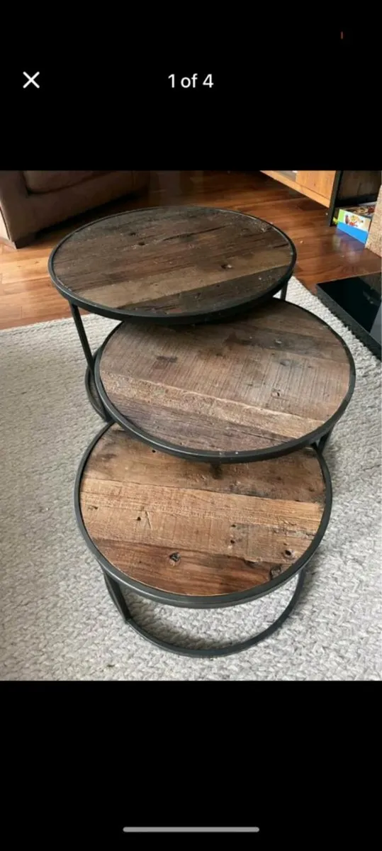 Nest of Tables x 3 - Image 1