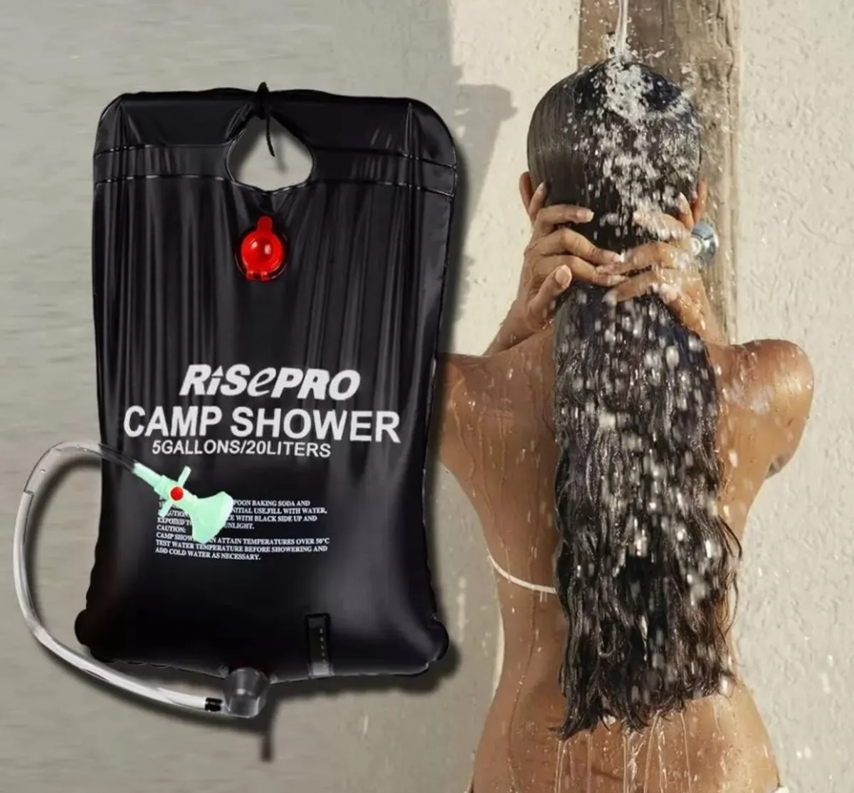 20L Solar Power Portable Water Shower Camping - Image 3