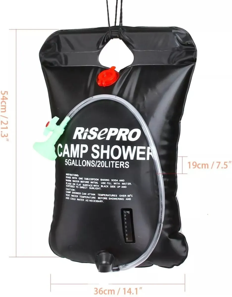 20L Solar Power Portable Water Shower Camping - Image 4