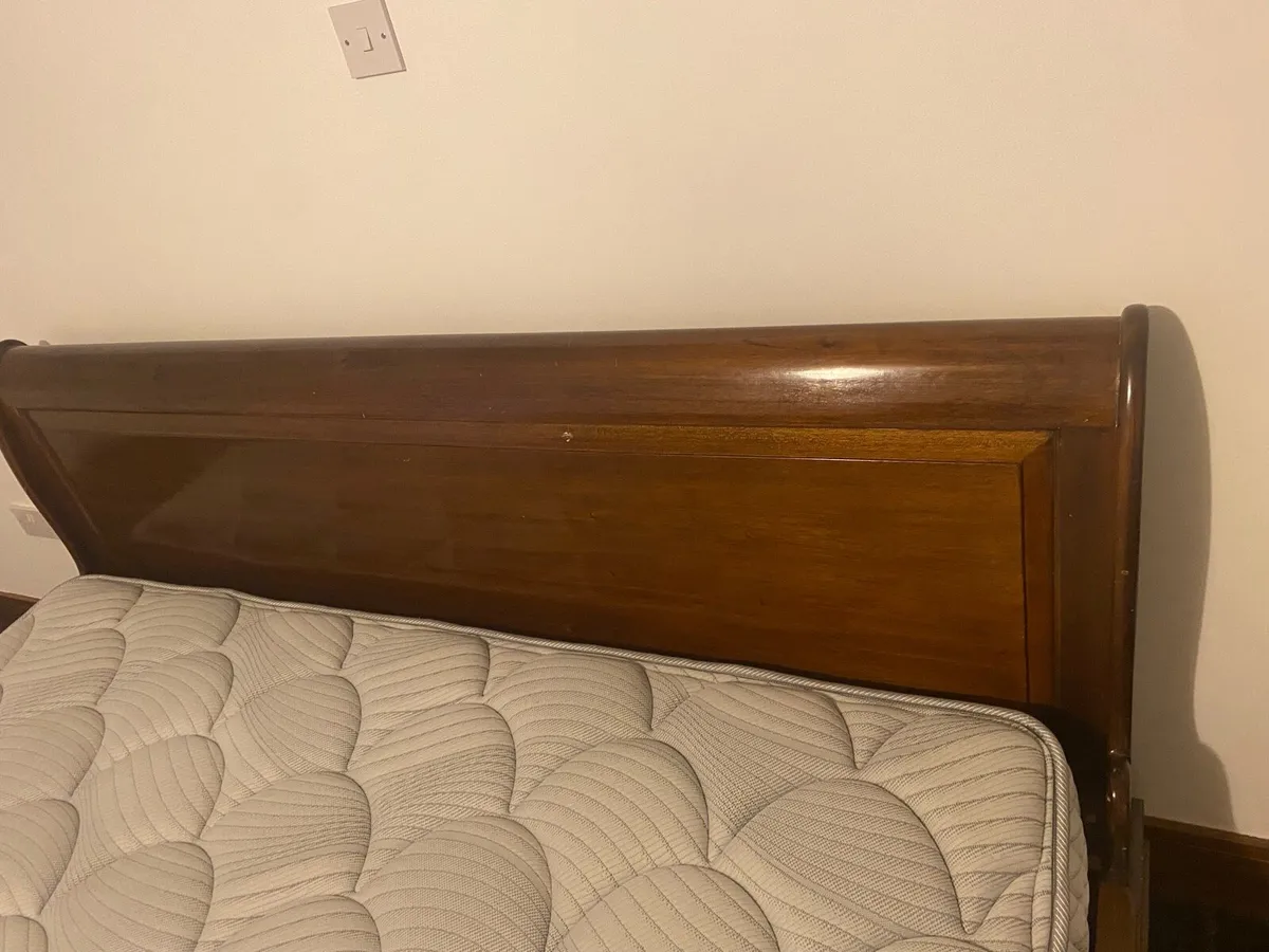 Super king sleigh bed frame - Image 3