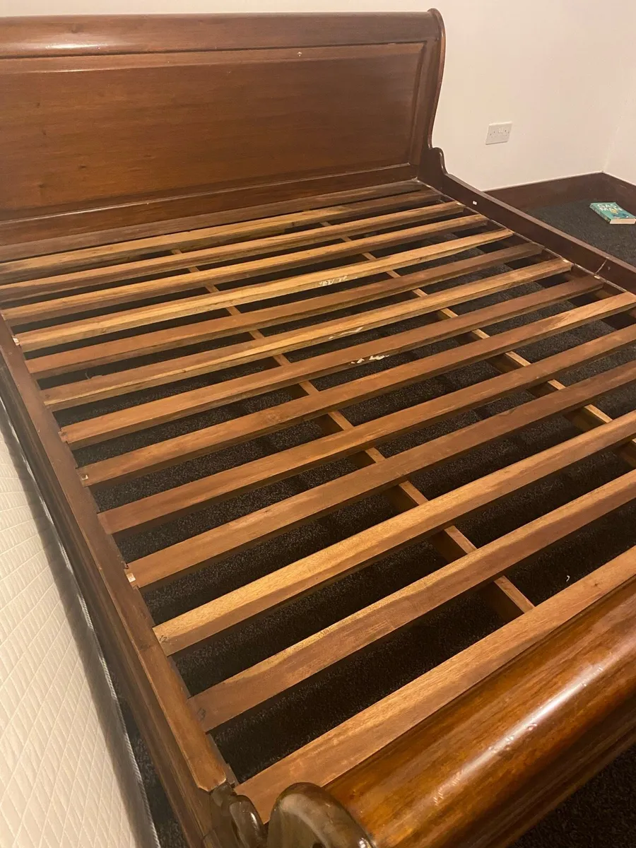 Super king sleigh bed frame - Image 4