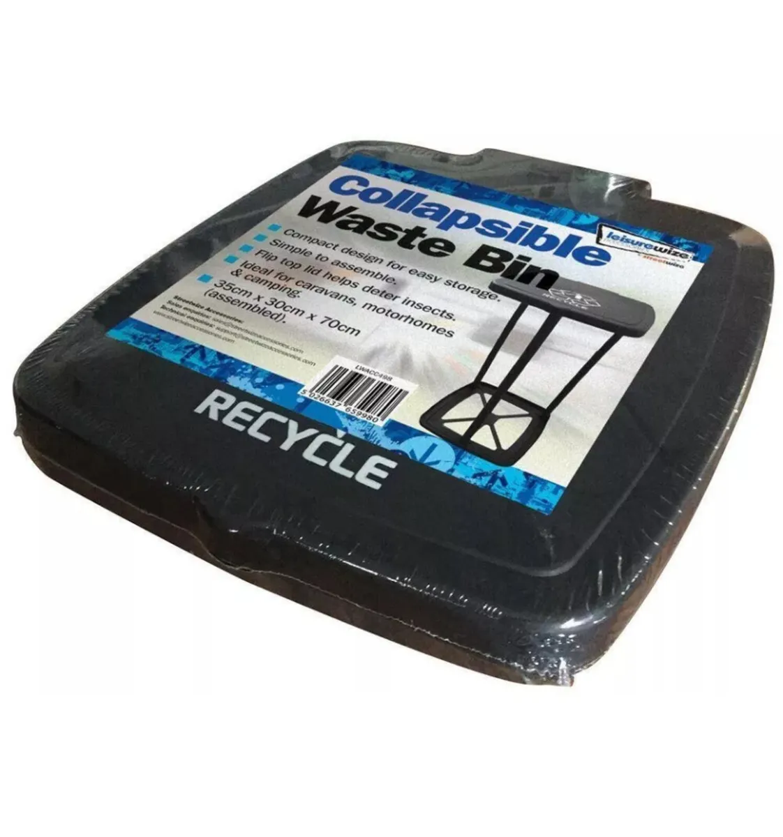 Portable Collapsible Waste Recycle Bin Camping etc - Image 2