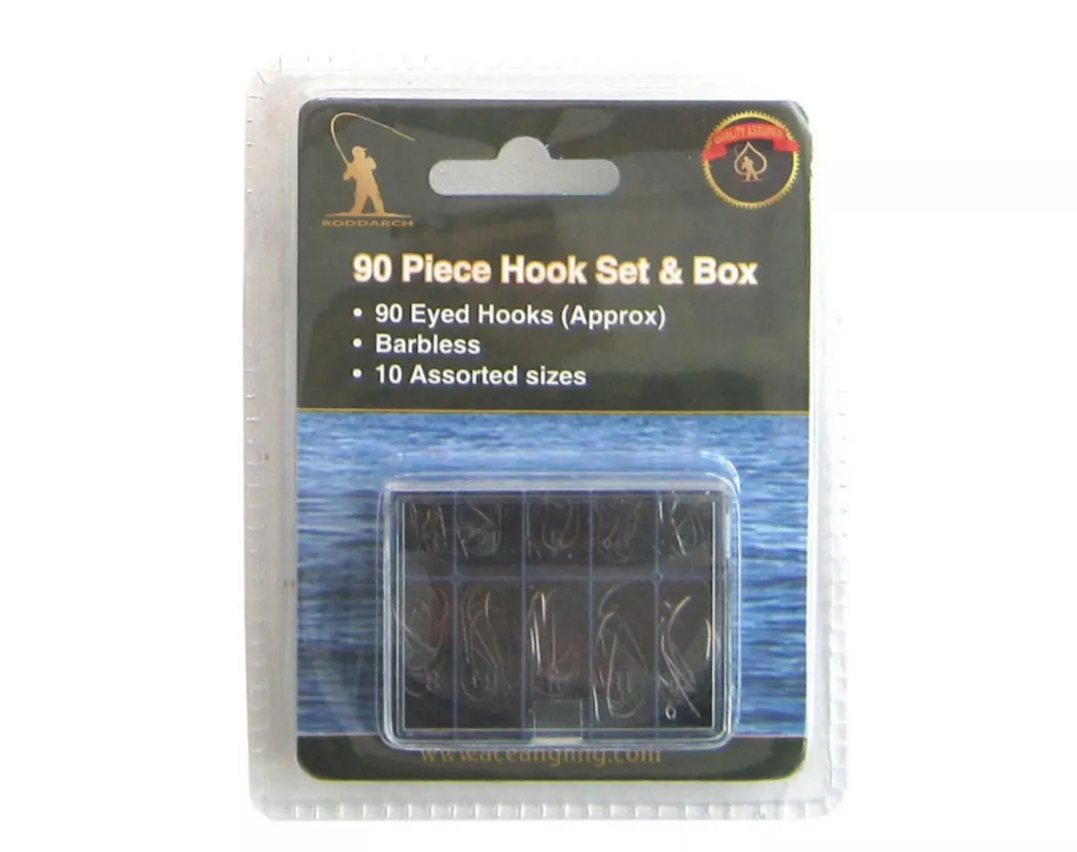 Fishing Tackle Set 15 Floats 90 Hooks Shot Weights - Image 4