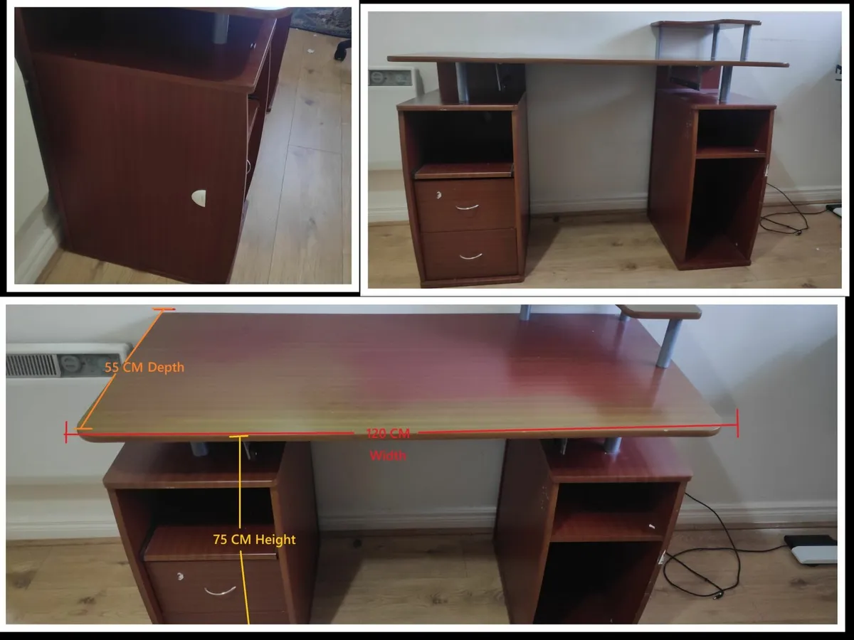Sturdy Modern Desk – Great for Home Office/Study - Image 1
