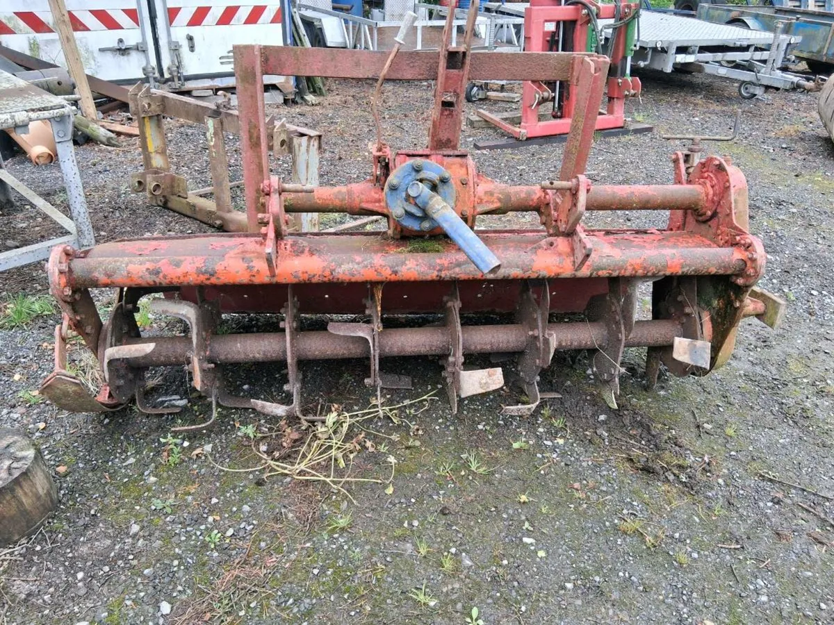 Howard rotavator,dump trailer,saw bench - Image 2