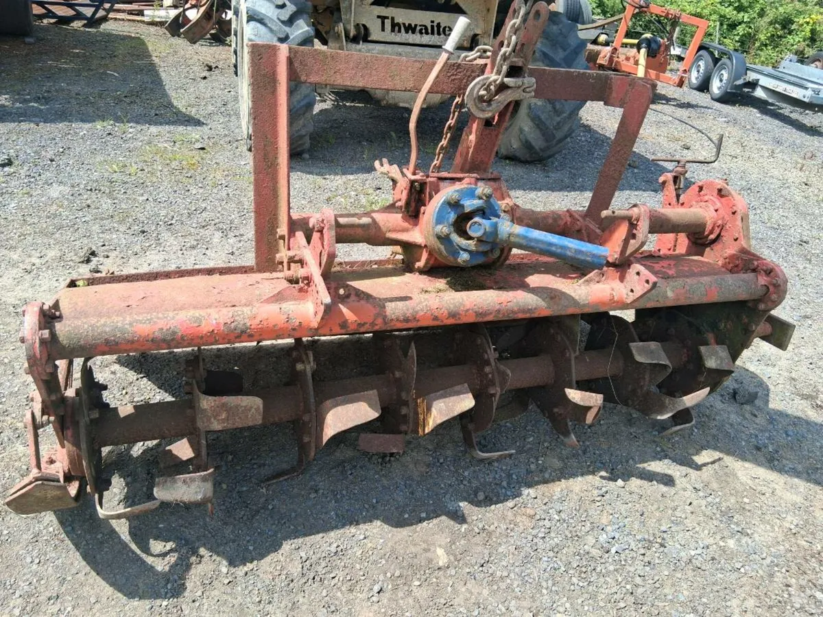 Howard rotavator,dump trailer,saw bench - Image 3