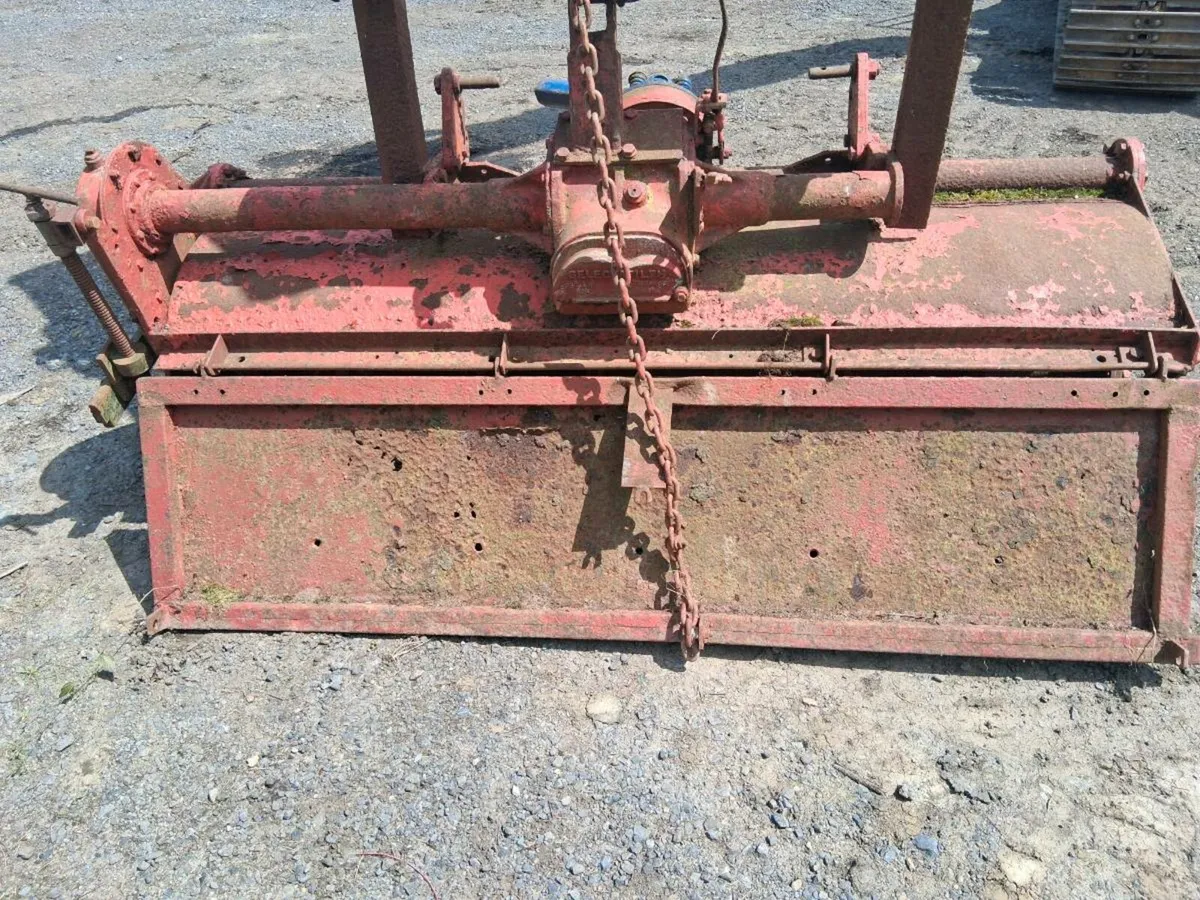 Howard rotavator,dump trailer,saw bench - Image 4