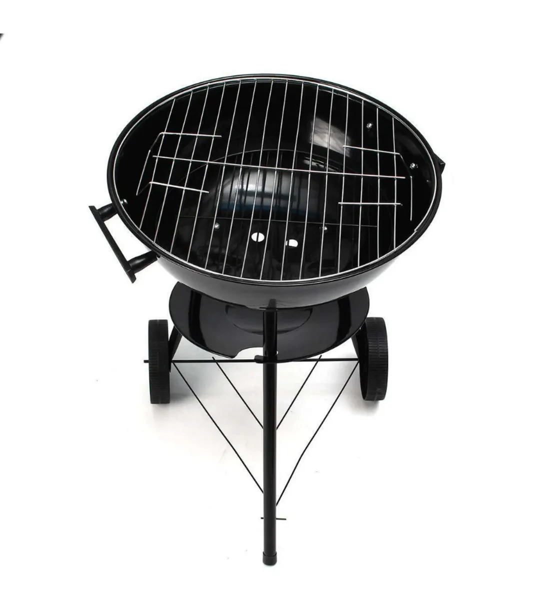 Portable Round Kettle Charcoal Barbeque BBQ NEW - Image 4