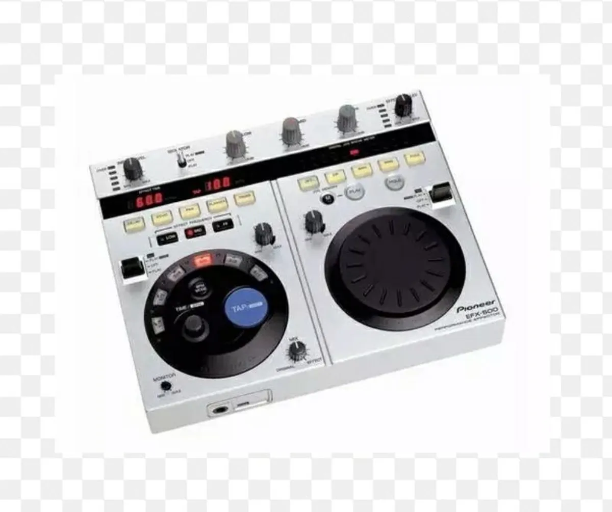 Technics 1210s w/ Vestax mixer & Pioneer effects box - Image 4