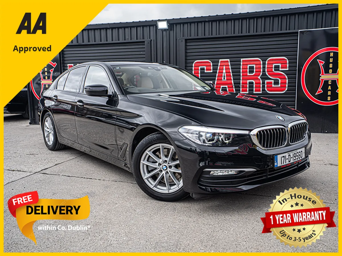 2017 BMW 520d/39k kms/1 Owner/FSH/1YR Warranty - Image 1