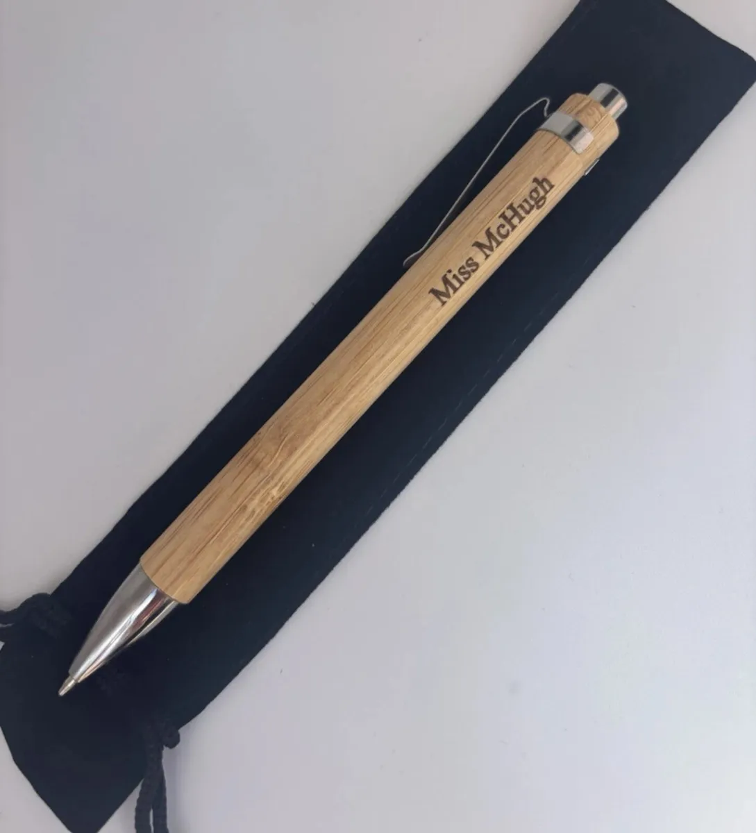 Personalised Engraved Wooden Ballpoint Pen - Image 1