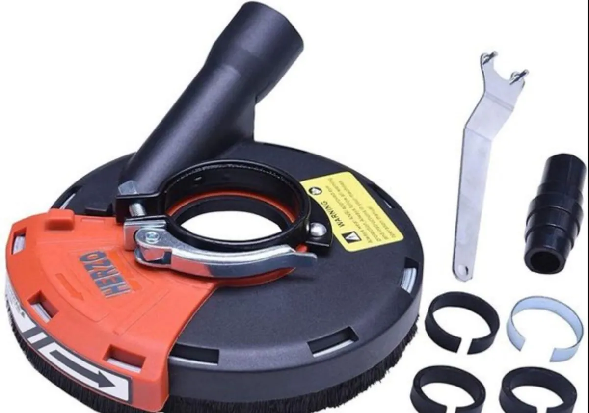 Herzo 180MM Dust Shroud for Grinding - Image 1