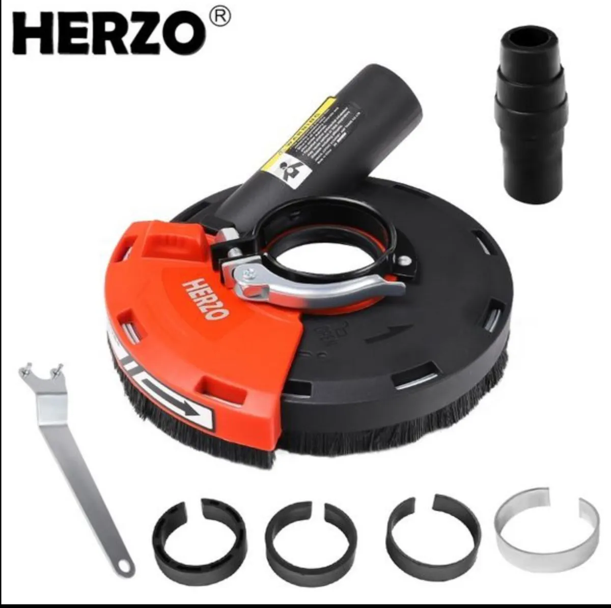 Herzo 180MM Dust Shroud for Grinding - Image 2