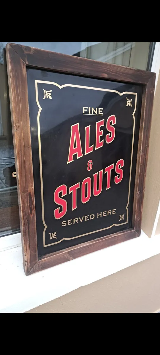 Large  alas and  stout sign - Image 1