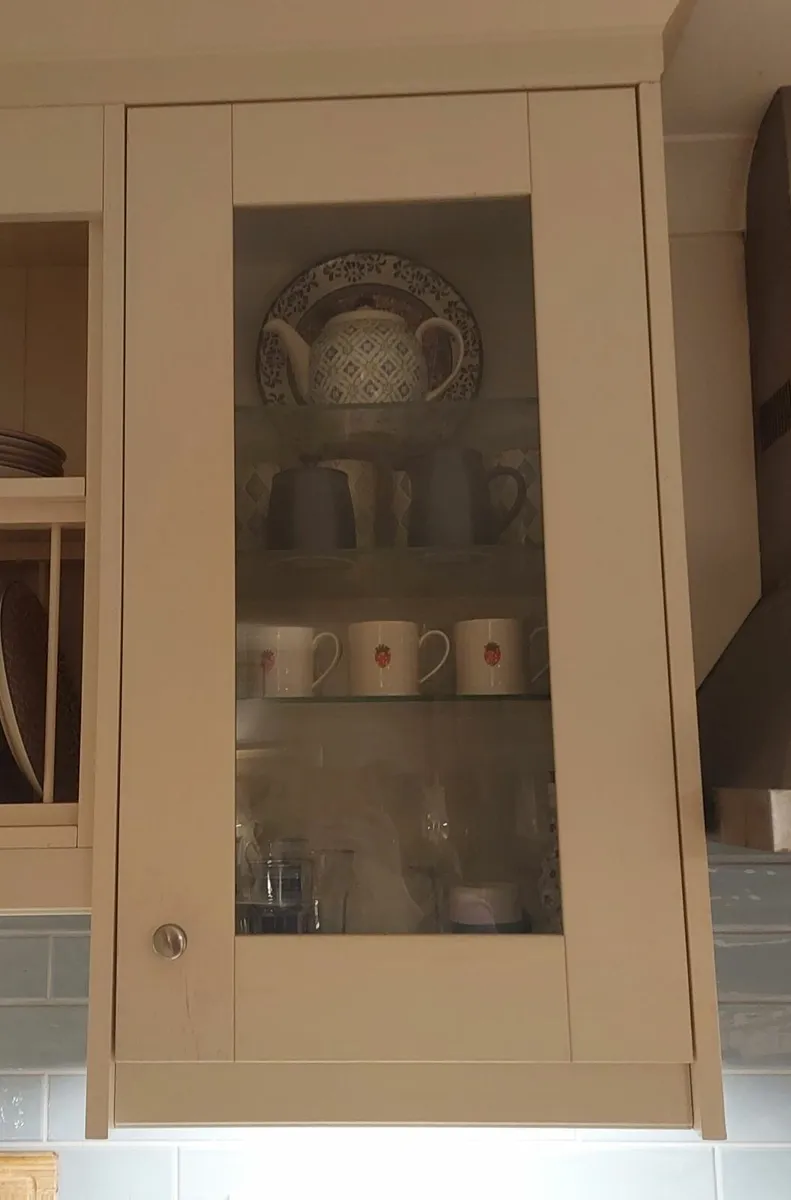 Glass kitchen cabinet doors