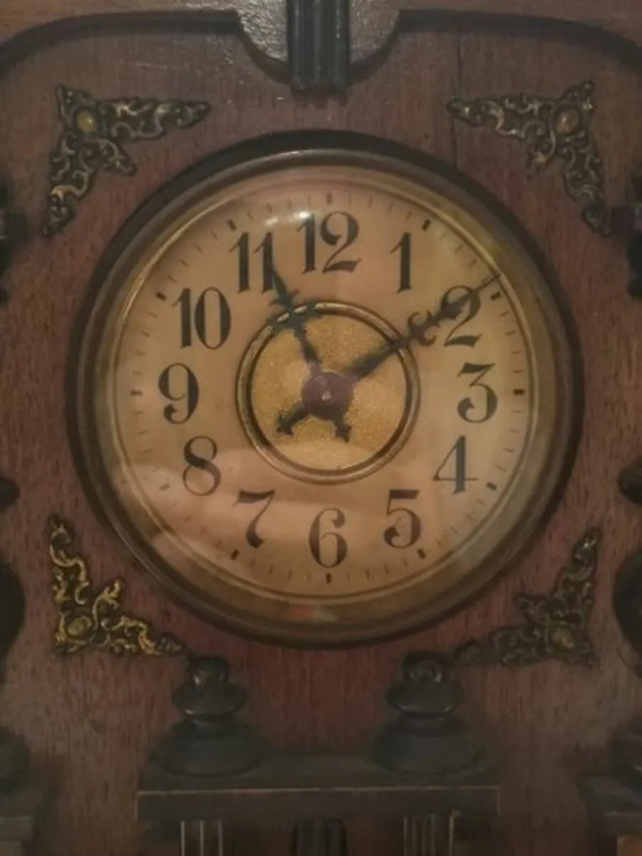 Antique wooden clock - Image 4