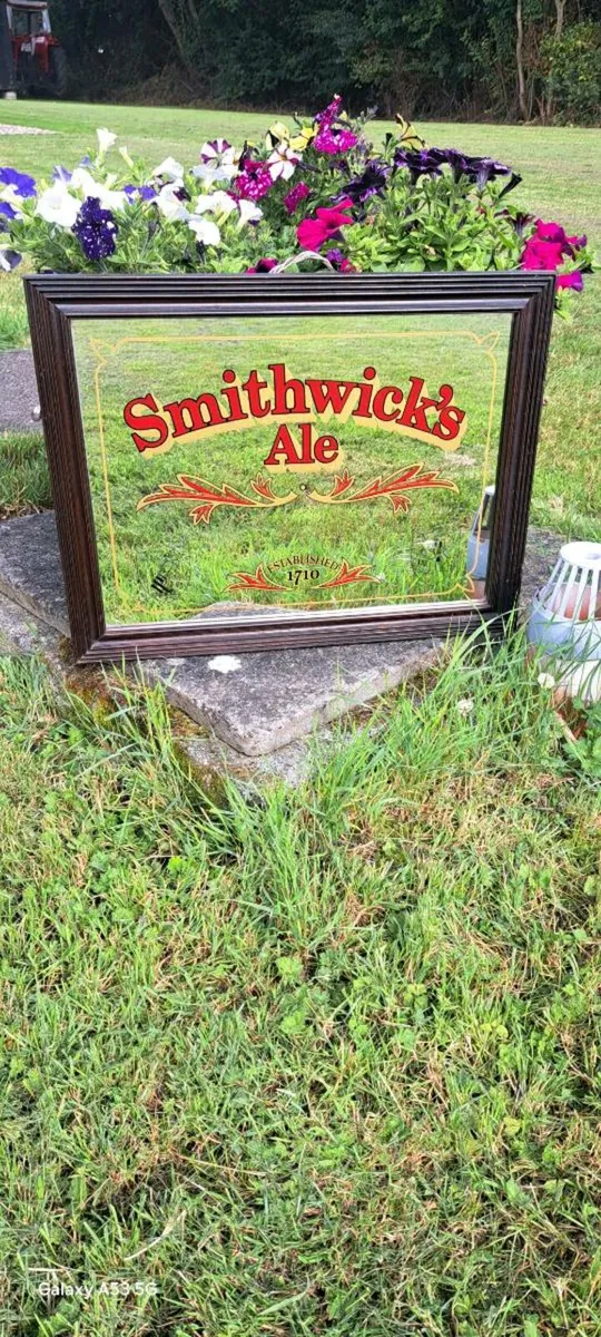 Large   smithwicks mirror - Image 1