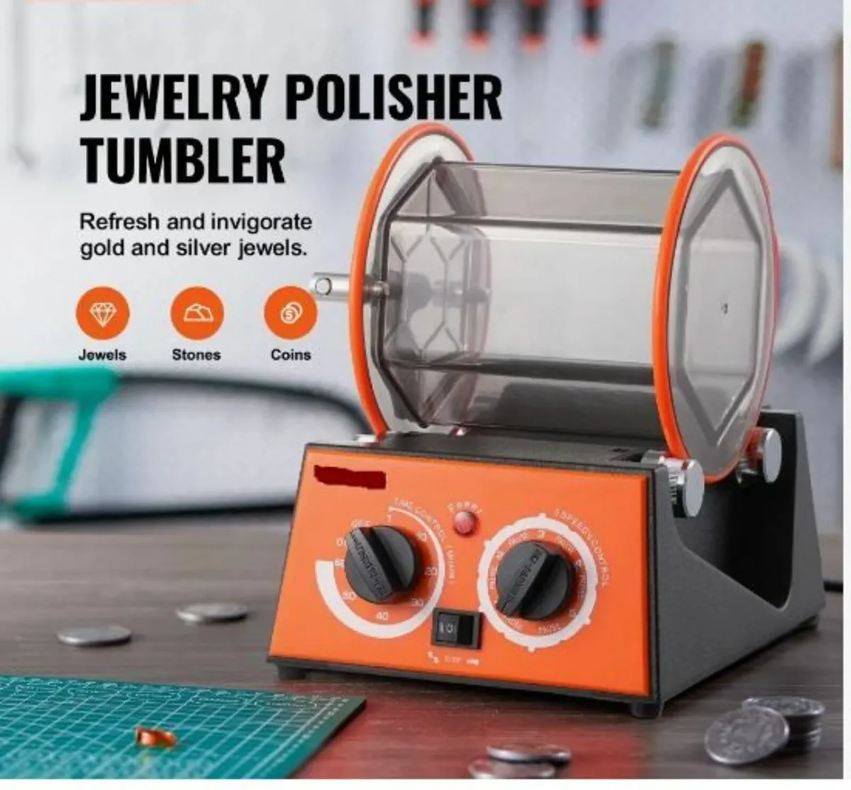 3kg Rotary Tumbler Surface Polisher Jewelry Polish - Image 3