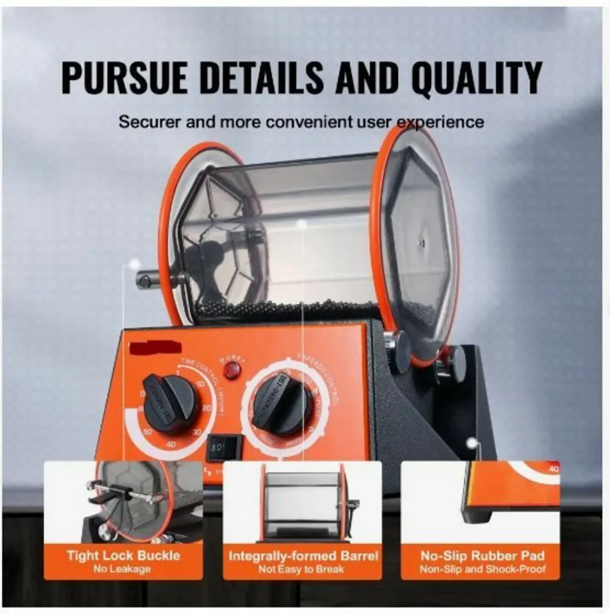 3kg Rotary Tumbler Surface Polisher Jewelry Polish - Image 4