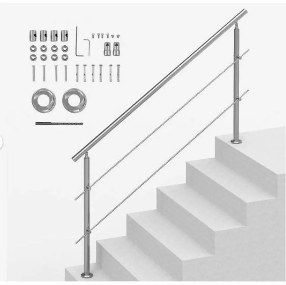 70.9in Handrails for Outdoor - Image 1