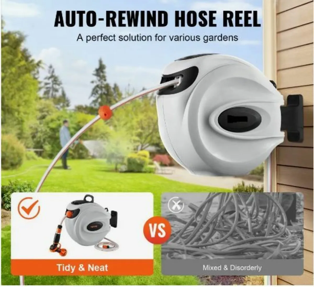 Retractable Hose Reel Water Hose Reel - Image 3