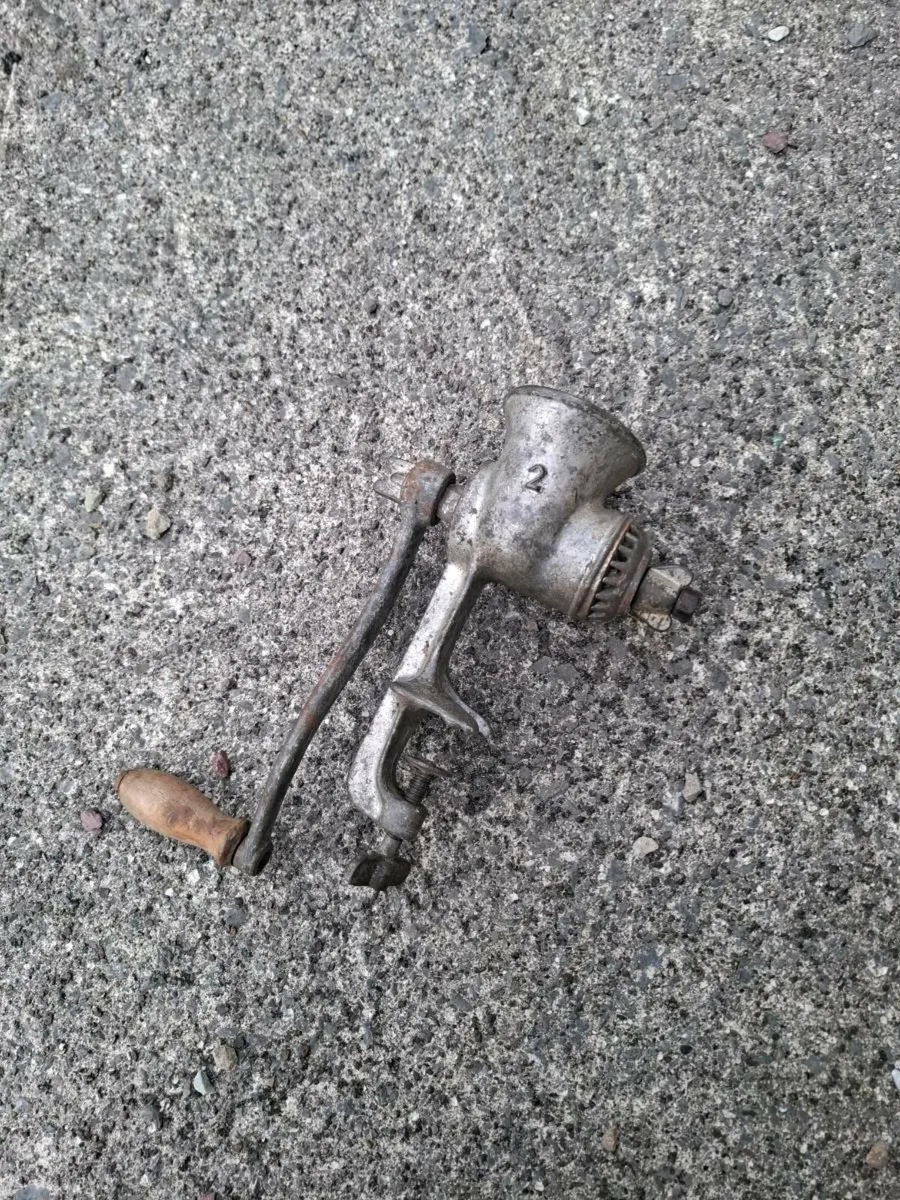 Vintage meat grinder postage possible