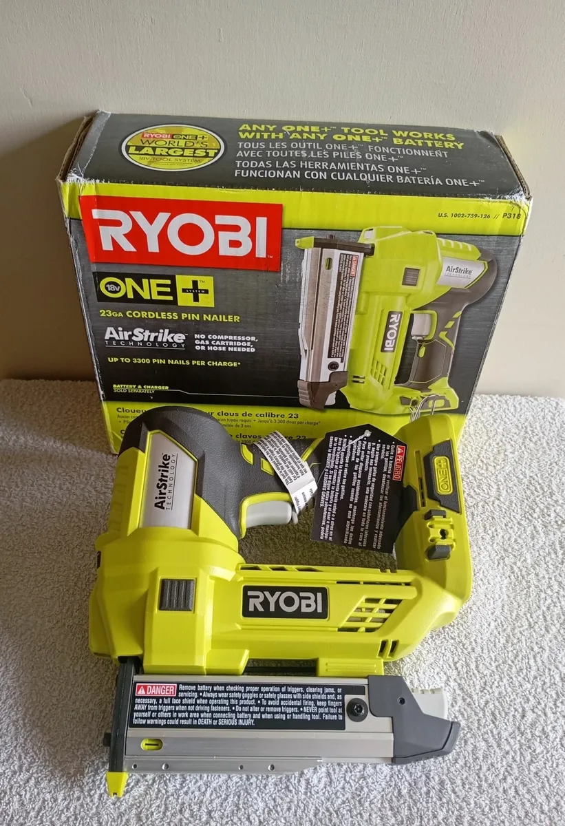 Ryobi 23 Gauge Finish Nailer (New) - Image 1