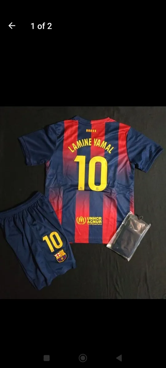 BARCELONA (LAMINE YAMAL 10 )KIDS KIT ,6/7,7/8, 8/9 - Image 1