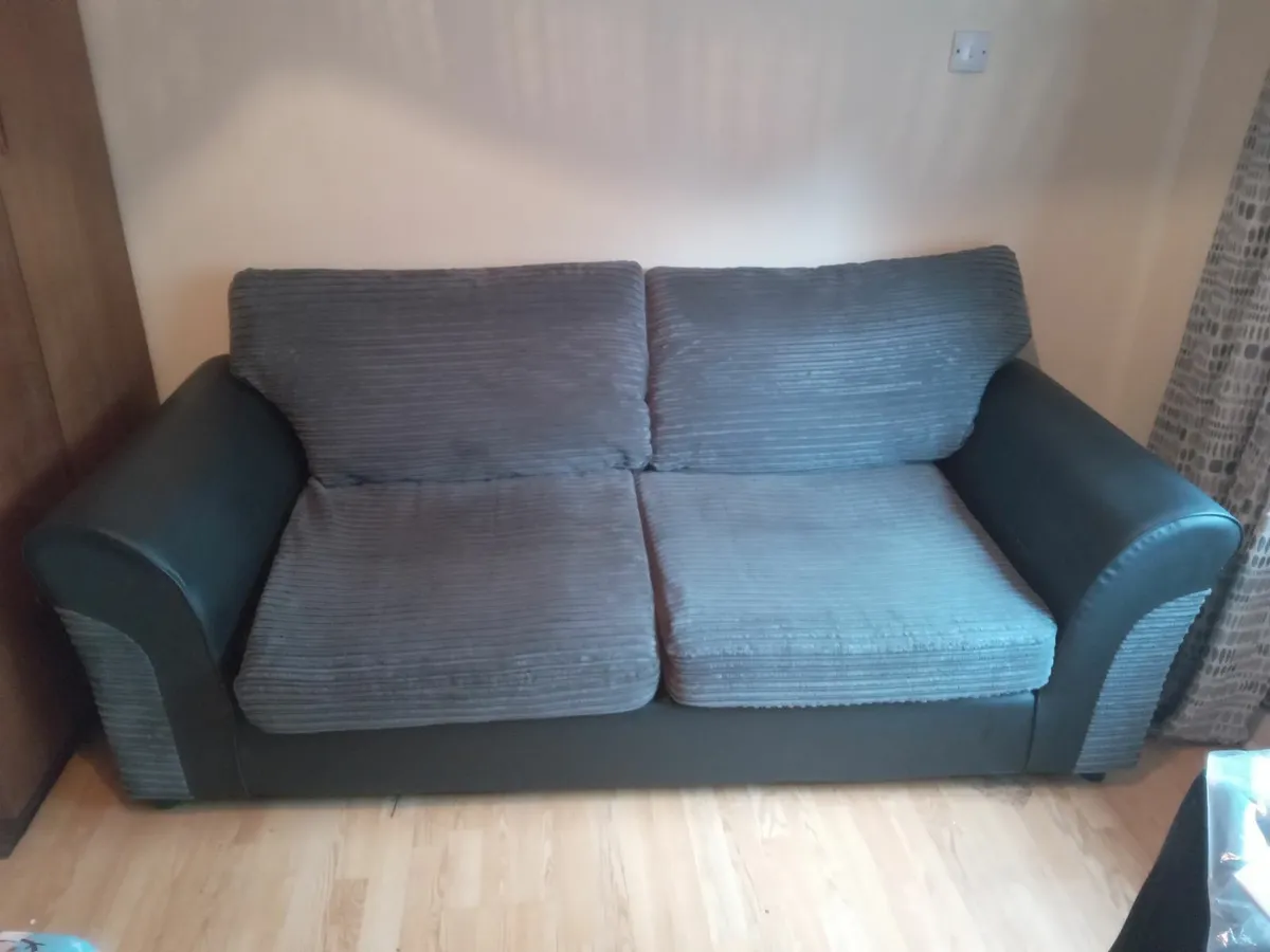 3 seater charcoal sofa