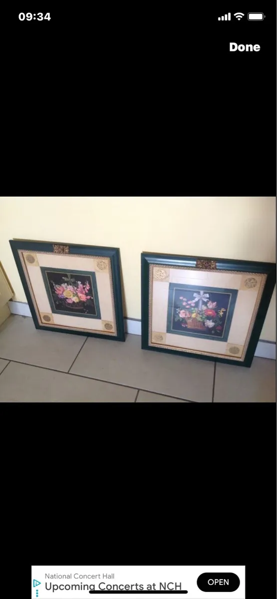 3D Framed Floral Prints Set - Image 4