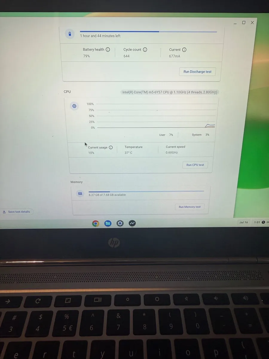 HP 13 G1 ChromeBook Laptop m5/8GB/32GB - Image 2