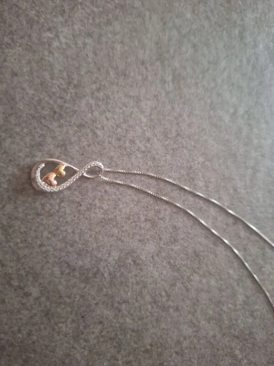 sterling silver necklace 18 inch - Image 1
