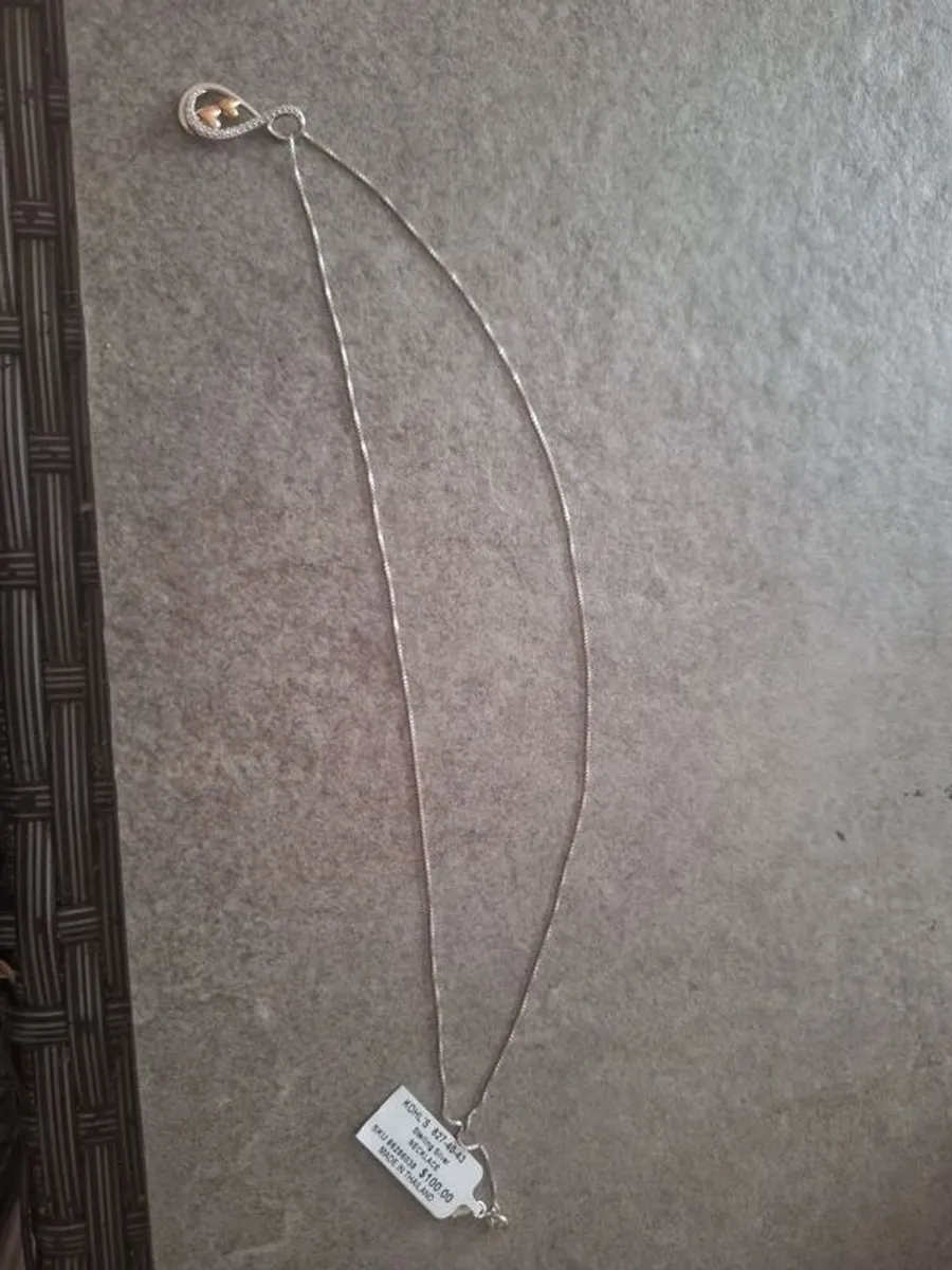sterling silver necklace 18 inch - Image 3