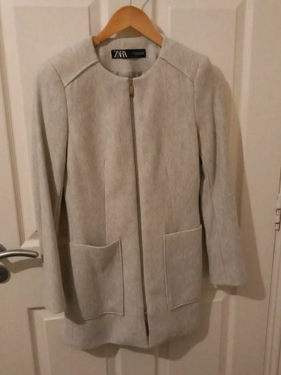 ZARA Grey Blazer – Size XS – Excellent Condition - Image 1