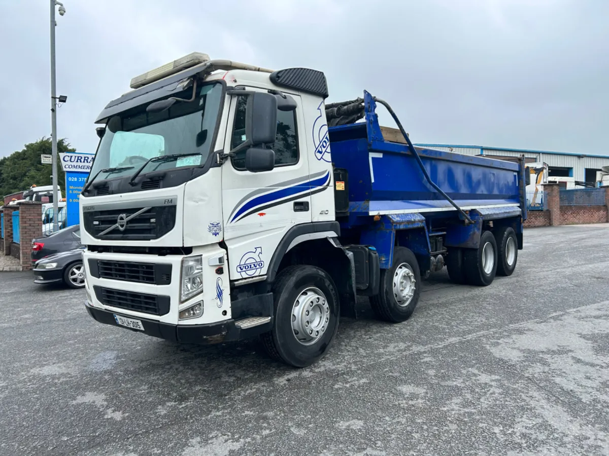 2013 Volvo fm410 8x4 steel tipper - Image 1