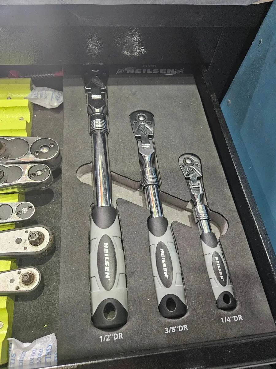 3pc swivel head extendable ratchets - Image 1